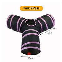 Cat Tunnel Pet Supplies Cat S T Pass Play Tunnel Foldable Cat Tunnel Cat Toy Breathable Drill Barrel for Indoor loud paper