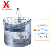 Automatic Cat Dog Water 2L Well With Water Tap Dog Water Sp Ender Transparent Filter Drinker Pet Sensor Drink Food Automatic