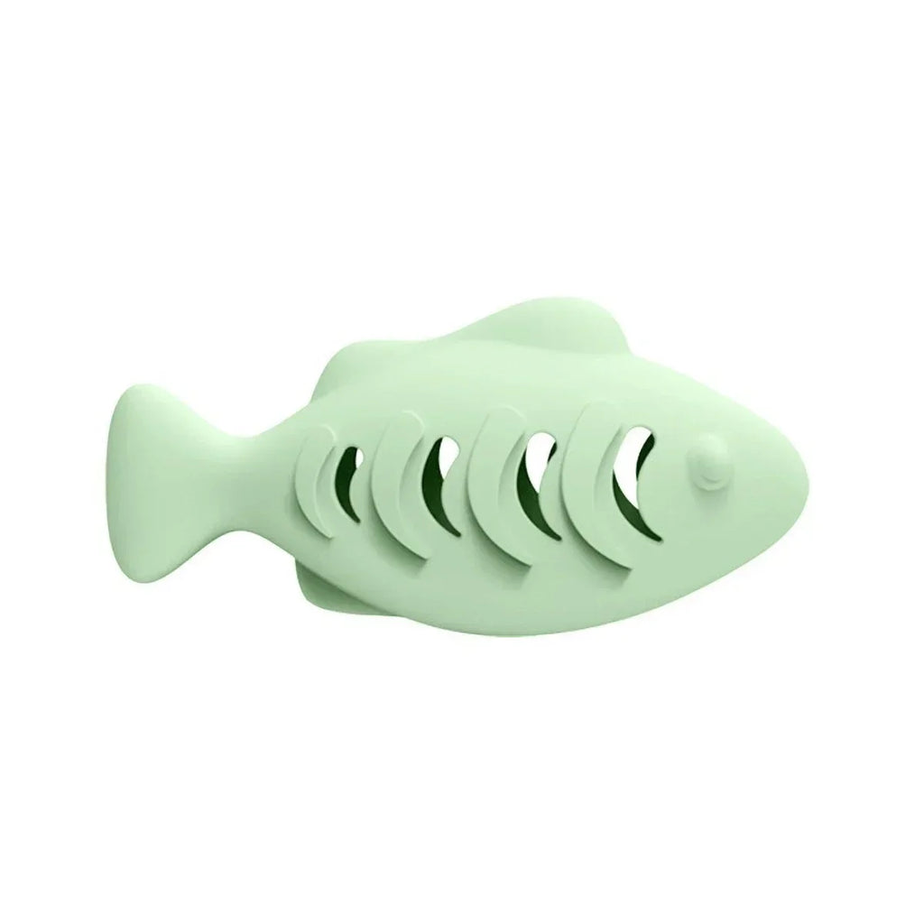 Interactive Cat Toy for Indoor Cats Food Dispenser Feeder Blue Treat & Catnip Stuffer Fun Engaging Pet Play