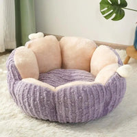 New Winter Soft Plush Pet Nest Semi Closed Cactus Pet Cat Mat Dog Bed Suitable for Small Medium-sized Cat/dog House Pet Supplies