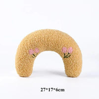 Cute Pet Little Pillow U-Shaped Neck Protector Deep Sleep for Puppy Kitten Pillow Dog Cat Headrest Sleeping Pillow Pet Supplies