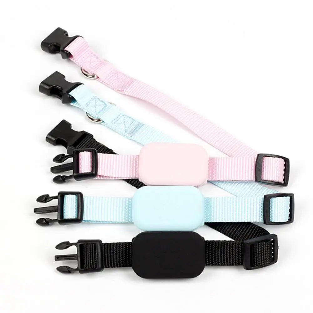 Pet Collar Waterproof GPS Tracker with Long Battery Life Anti Lost Dog Cat Locator Live Tracking Adjustable Comfort Collar