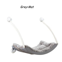 Cat Hammock Bed Comfortable Removable Arctic Fleece Sunbathe Cushion with Suction Cup for Balcony Windows Cats Hanging Beds