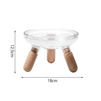 Non-Slip Pet Food Dish Cat Bowl Dog Bowl Elevated Pet Feeder with Neck Protection Plastic Water Basin for Cats Dogs