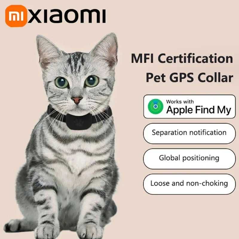 Xiaomi Pet Bluetooth GPS Tracker Dog Mini Tracking Movement Alert Collars Anti Lost Tracker for Cats Puppies Remote Locator
