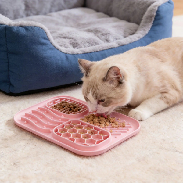 1 Piece Pet Licking Mat Slow Feeder Bowl for Dogs, Anti-Spill Dog Bowl, Cat and Dog Feeding Supplies