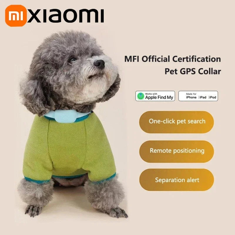 Xiaomi Pet Bluetooth GPS Tracker Dog Mini Tracking Movement Alert Collars Anti Lost Tracker for Cats Puppies Remote Locator
