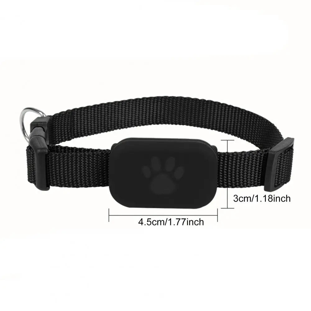 Pet Collar Waterproof GPS Tracker with Long Battery Life Anti Lost Dog Cat Locator Live Tracking Adjustable Comfort Collar