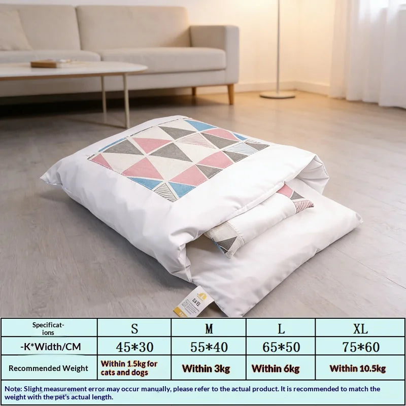pet items cat supplies cat bed dog bed cat sleeping bag enclosed cat blanket warm pet bed in winter
