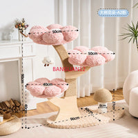 Cat climbing frame is small and does not occupy a  litter. It is integrated with wear-resistant mushrooms and cat scratching