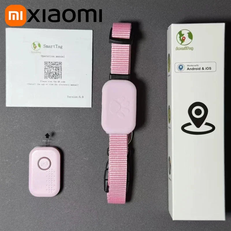 Xiaomi Pet Bluetooth GPS Tracker Dog Mini Tracking Movement Alert Collars Anti Lost Tracker for Cats Puppies Remote Locator