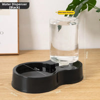 800mL Pet Automatic Feeder Large Capacity 2 Styles Cat Dog Water Dispenser Feeder Set 4 Colors Plastic Pet Integrated Food Bowl
