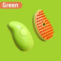 3 in 1 One Button Steam Spray Pet Brush Foldable Rotatable Massage Brush for Cat Dog Hair Removal Bath Floating Hair Grooming