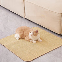 1pc Cat Scratcher Sisal Hemp Scratching Board Wall Scratching Pad Furniture Protective Scratching Post for Cat Paw Training