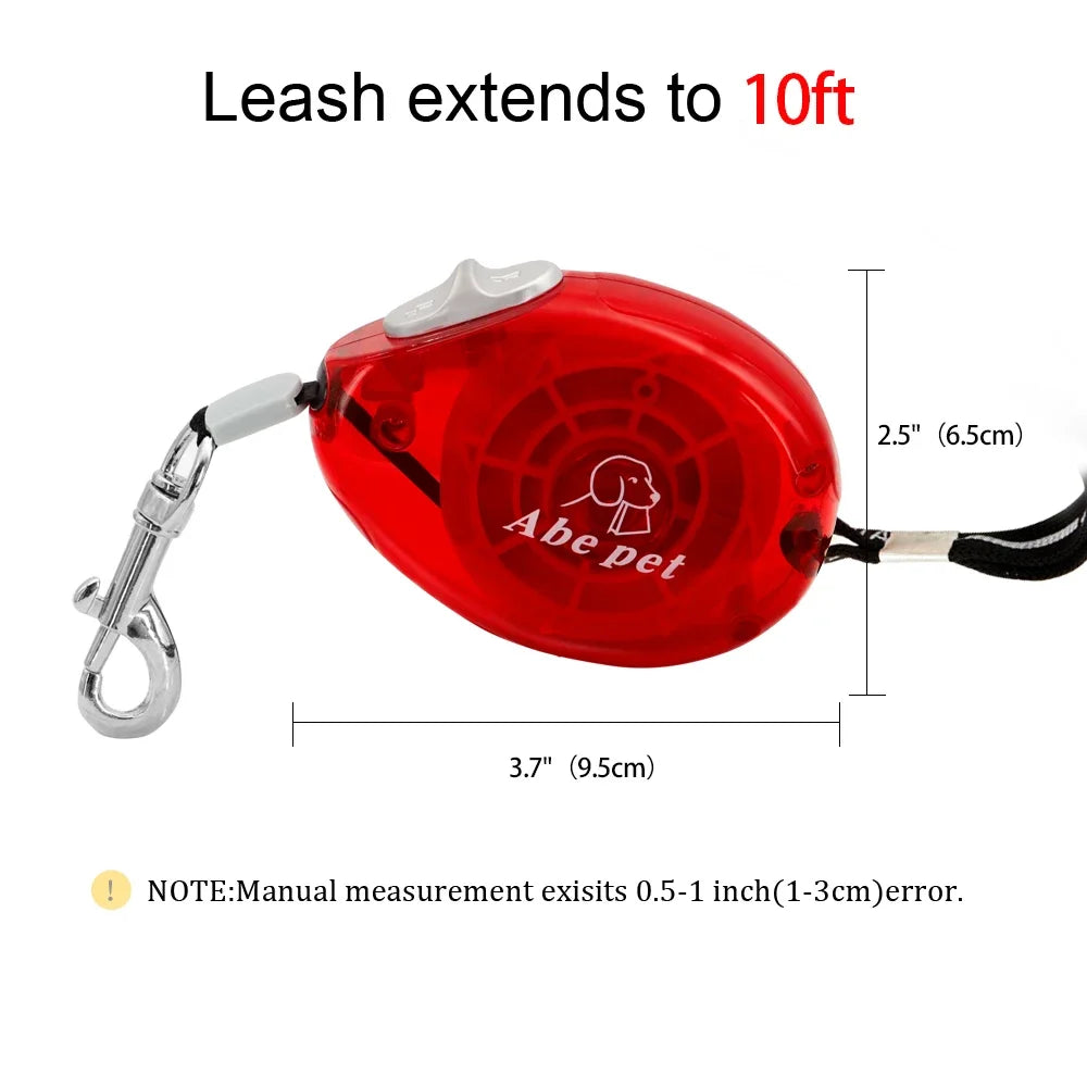 Retractable Nylon Dog Leash Automatic Extending Pet Leash Dog Walking Leads for Cats Puppy Small Dogs Chihuahua Yorkshire
