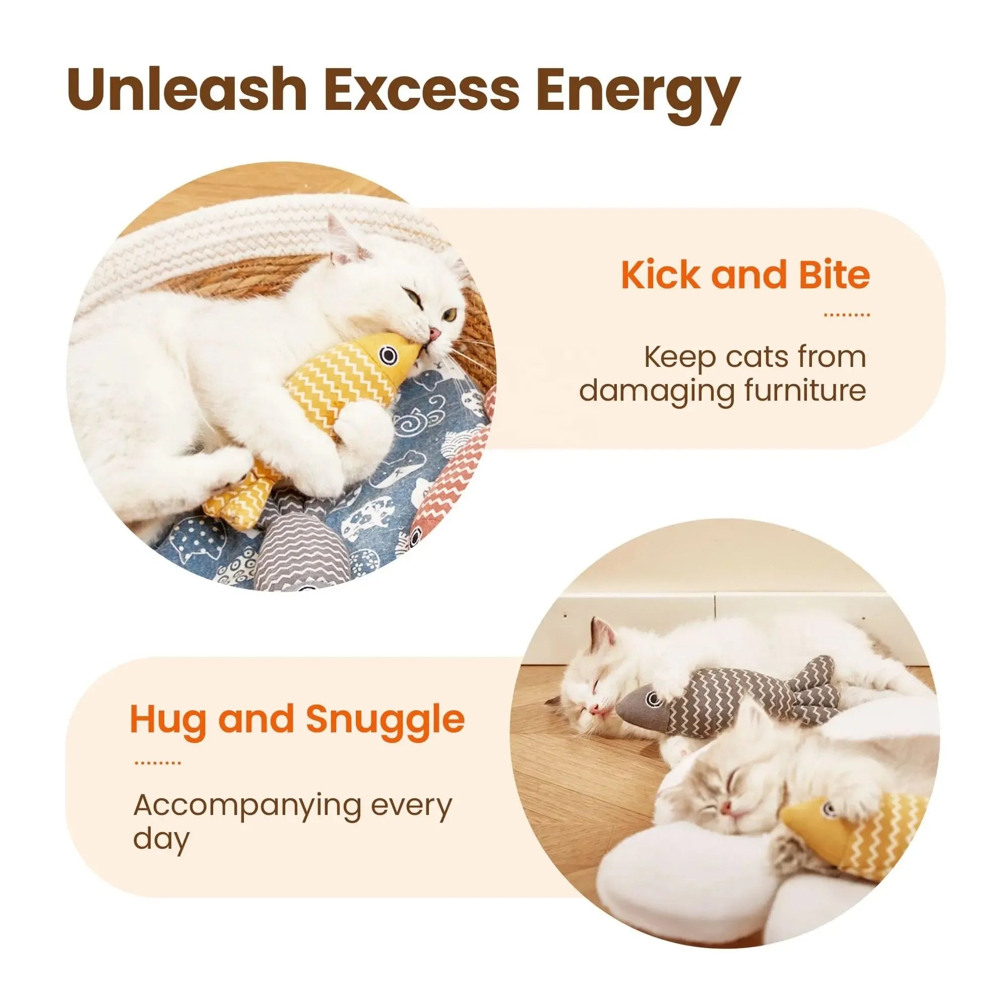 Cat Toys Catnip Seafood Fish Self-entertainment Molar Teething Anti-bite Cat Amusement Artifact Kitten Pet Supplies