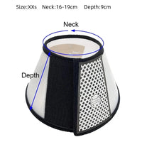 Pet Elizabeth Collar Soft Puppy Cat Anti Bite Recovery Cone Small Dog Wound Healing Neck Ring Post Surgery Protective Accessorie