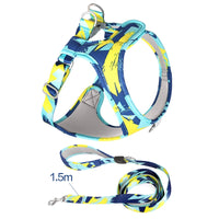2022 New Winter Pet Dog Jacket Vest Harness Waterproof Reflective Dogs Clothing Coat Warm Outfits Pet Clothes Vest with Leash