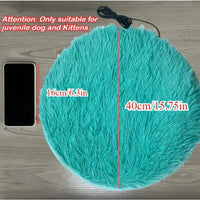 1pc 40cm Pet Electric Blanket Heating Pad Dog Cat Bed Mat Pet Dog Sofa Cushions Pet Space Beds Heater Home Pet Heating Products