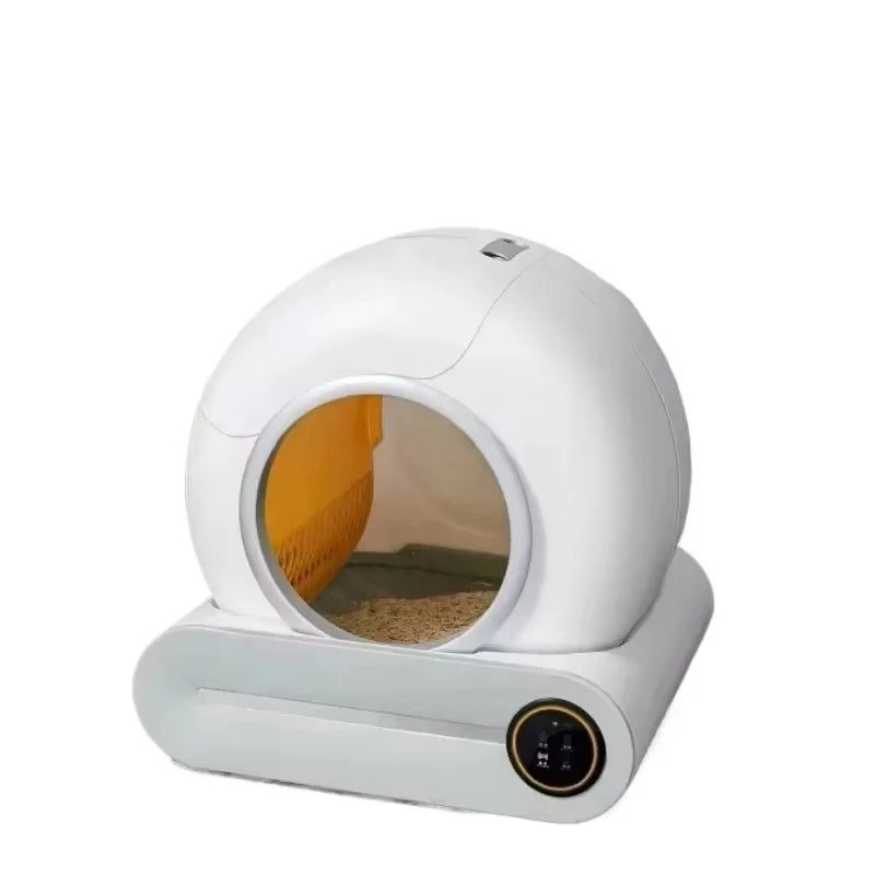 Smart Cat Litter Box Fully Automatic Large Capacity Cat Litter Box Semi-enclosed Smart Cat Toilet APP Remote Control