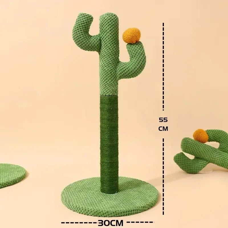 Cactus Cat Scratching Posts Sisal Rope Cat Scratcher Cactus Cats Interactive Toy Play for Grinding Claws Sharpener Pet Toys