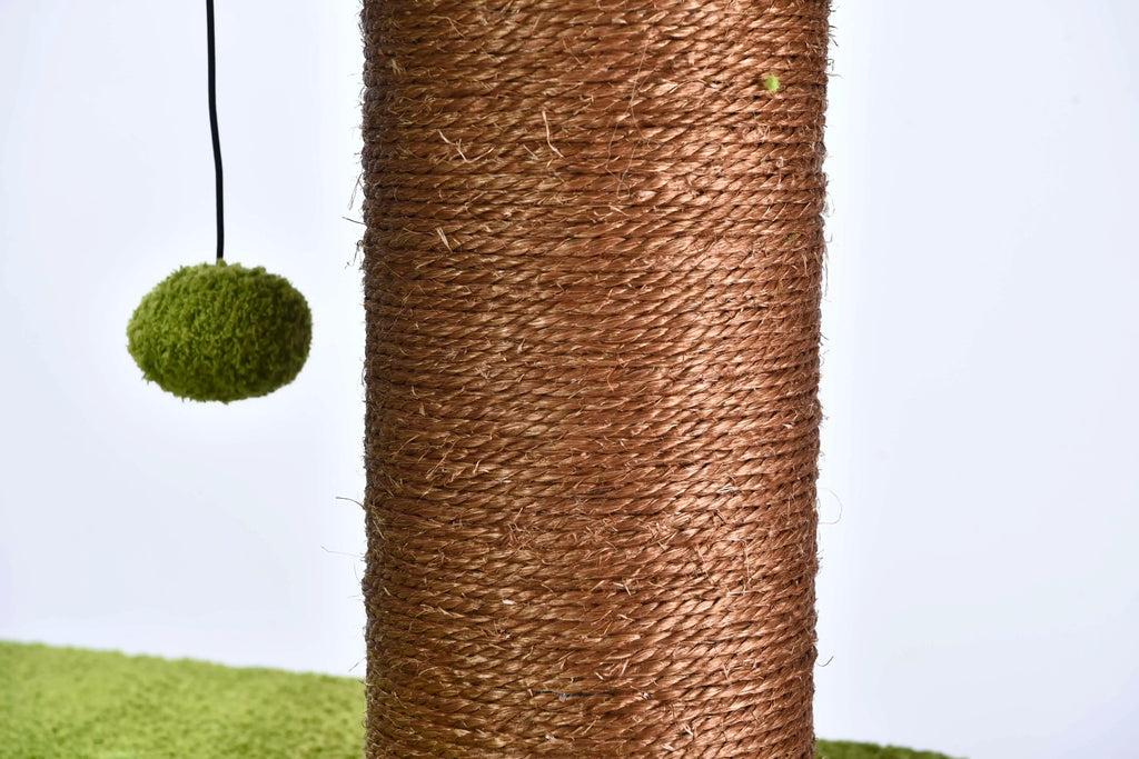 *---OEM Green Extra Large Cat Tree Xxl Texture Velvet Multi-Level Cat Climbing Tower Condos Thick Sisal Scratching Posts