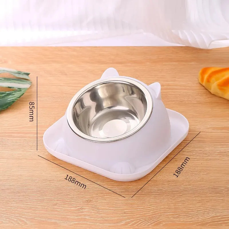 Cat Fun Shaped Anti Tipping Bowl with Added Water To Prevent Ants
