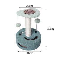 Sunflower Sisal Cat Tree Small Cat Scratching Post With Interactive Balls Cat Jumping Platform & Scratcher For Kittens