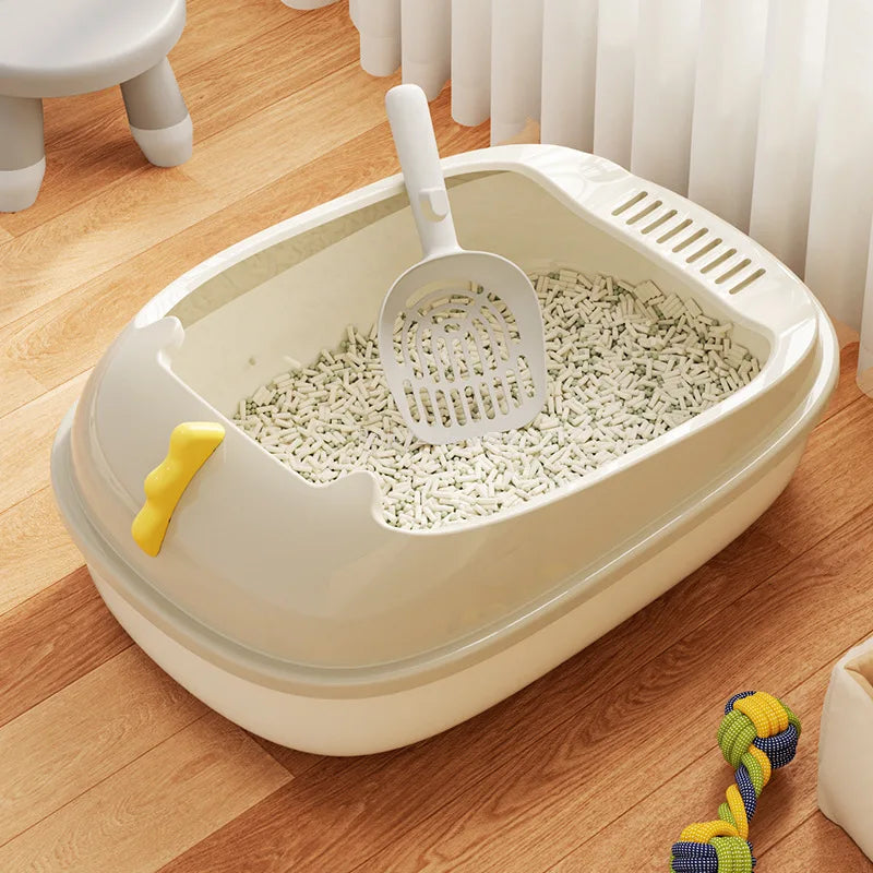 Dinosaur Semi-Closed Cat Litter Box Extra Large Anti-Splash Bedpan Washable Removable Plastic Toilet Stock Wholesale
