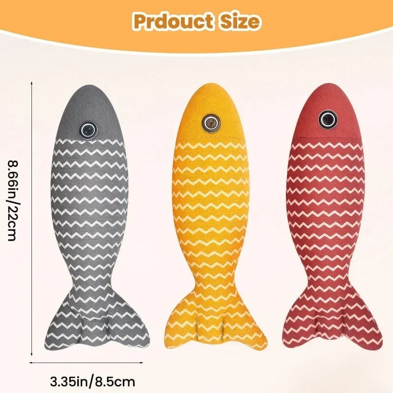 Cat Toys Catnip Seafood Fish Self-entertainment Molar Teething Anti-bite Cat Amusement Artifact Kitten Pet Supplies