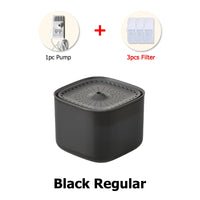3L Automatic Pet Water Fountain with 3pcs Filter Chips Silent Drinking Dispenser for Cats & Dogs Replacement Filters for sale