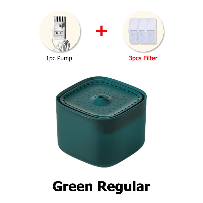 3L Automatic Pet Water Fountain with 3pcs Filter Chips Silent Drinking Dispenser for Cats & Dogs Replacement Filters for sale