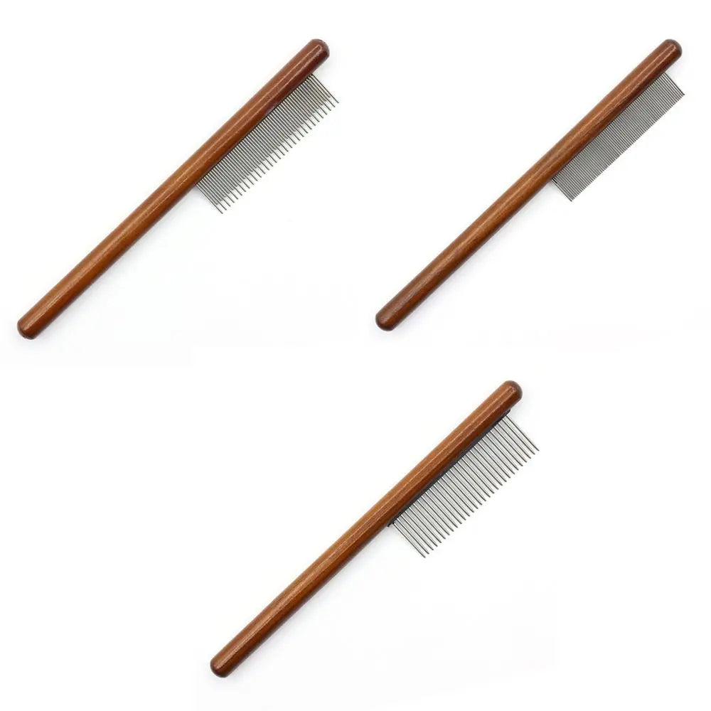 New Long Hair Cat Combs Open Knots Remove Floating Hair Cat Comb Brush Pet Cleaning Supplies Cat Grooming