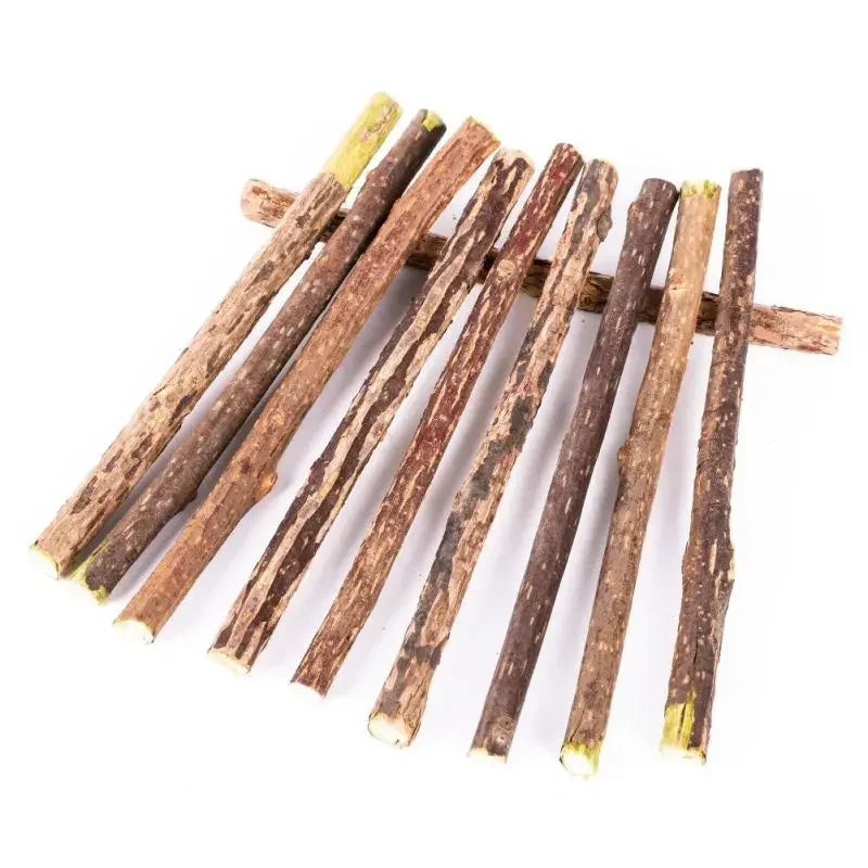 10/15/20 pcs/lot Cat Stick Pet Cat Molar Toys Natural Wood Polygonum Sticks Cleaning Teeth Relieve Boredom Snacks Chews Toys