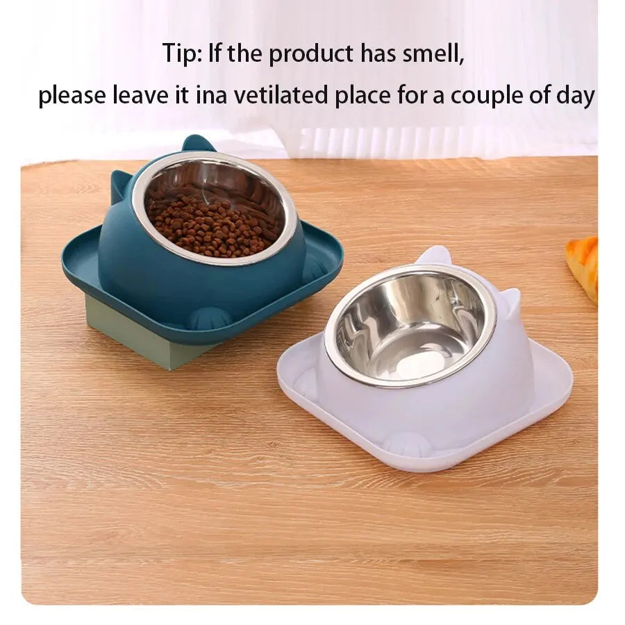 Cat Fun Shaped Anti Tipping Bowl with Added Water To Prevent Ants