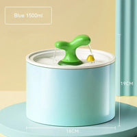 1L 1.5L Automatic Cat Water Fountain Electric Ceramic Pet Water Dispenser Dog Filter Drinker Pet Drinking Feeder with Quiet Pump