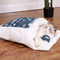 pet items cat supplies cat bed dog bed cat sleeping bag enclosed cat blanket warm pet bed in winter