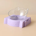 Pet Cat Food Bowl Automatic Feeder All-in-One Splice Dog Cat Food Bowl and Drinking Fountain Drinking Raised Standing Dish Bowl