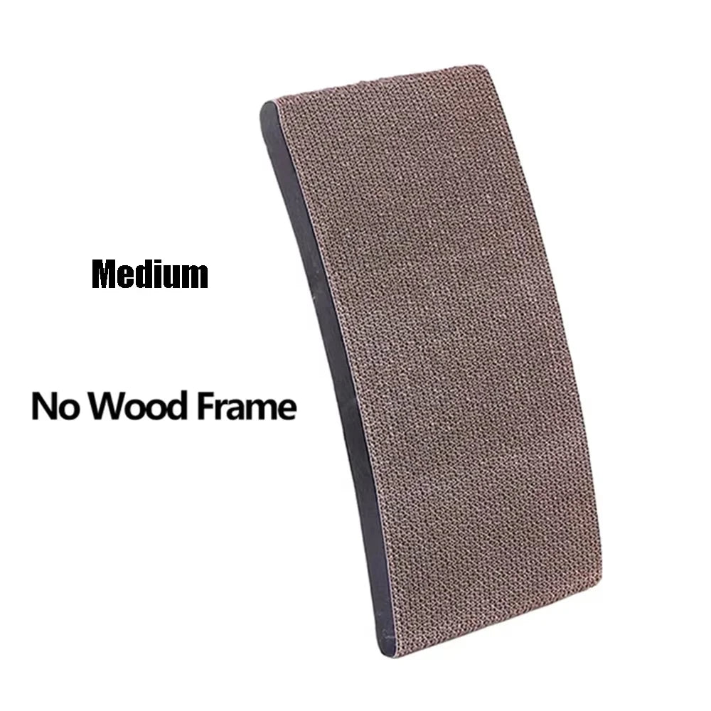 Cat Scratcher Cardboard With Solid Wooden Frame Kitten Scrapers Scratching Bed Reversible Pet Furniture For Cats 5 in 1 Toys