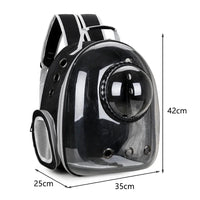 Portable Cat Pet Carrier Backpack Transparent Capsule Bubble Pet Backpack Small Animal Puppy Kitty Breathable Carrier for Travel