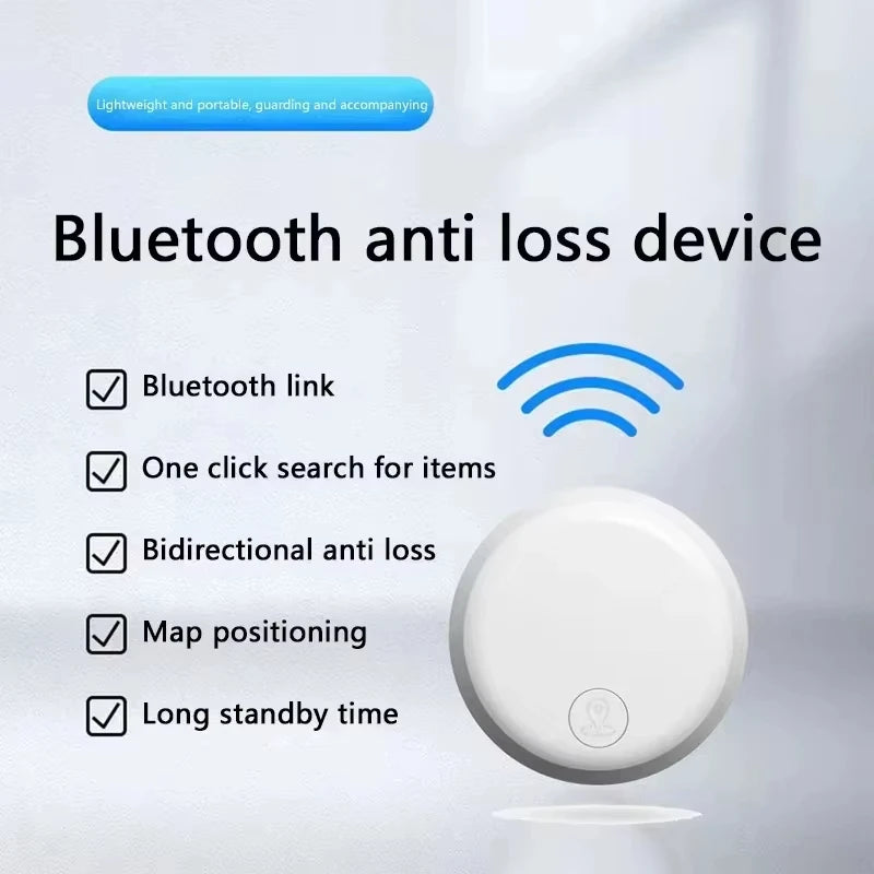 Lenovo New Bluetooth GPS Smart Tracker Anti-Lost Reminder Device Bags Elderly Kid Finder Air Tag Apple Android Tracking Locator
