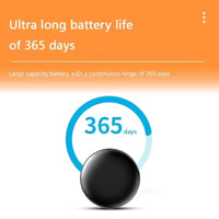 Lenovo New Bluetooth GPS Smart Tracker Anti-Lost Reminder Device Bags Elderly Kid Finder Air Tag Apple Android Tracking Locator