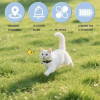 Pet Reflective Collar Locator Cat Dog IOS Android Air Tag Holder Waterproof Adjustable GPS Tracker Necklace Pet Supplies NEW