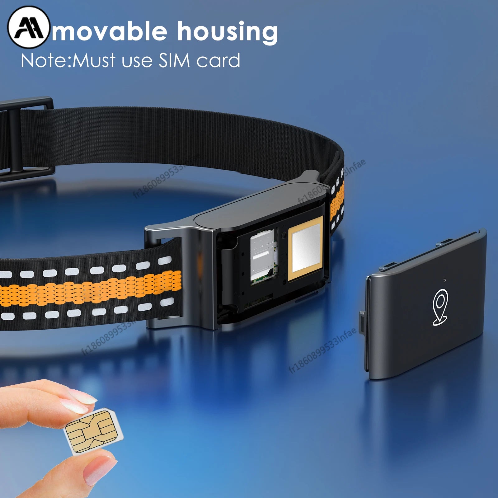 IP67 Waterproof 4G GPS Tracker for Dogs & Cats – Mini Real-Time Anti-Lost Pet Locator, Fashion Smart Collar